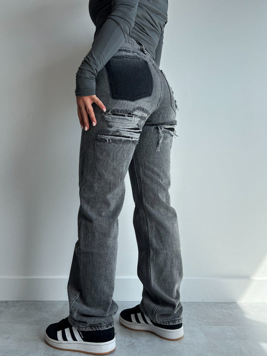 Virale Jeans mit hoher Taille